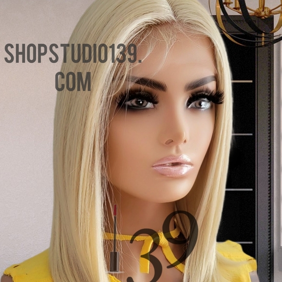 Human hair HD lace front bob wig with baby hair - Picture 3 of 5
